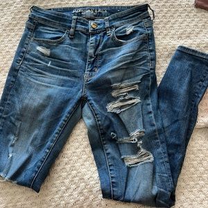 American eagle skinny jeans size 4